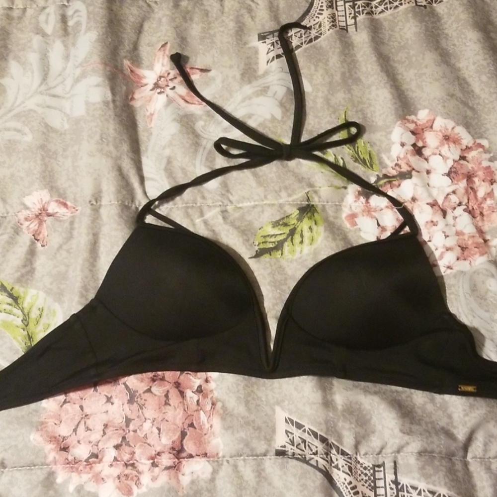 PINK push up bikini top S